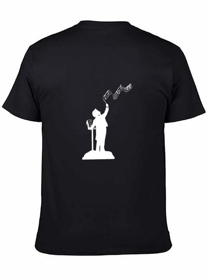 Conductor Music Notes Graphic T-Shirt