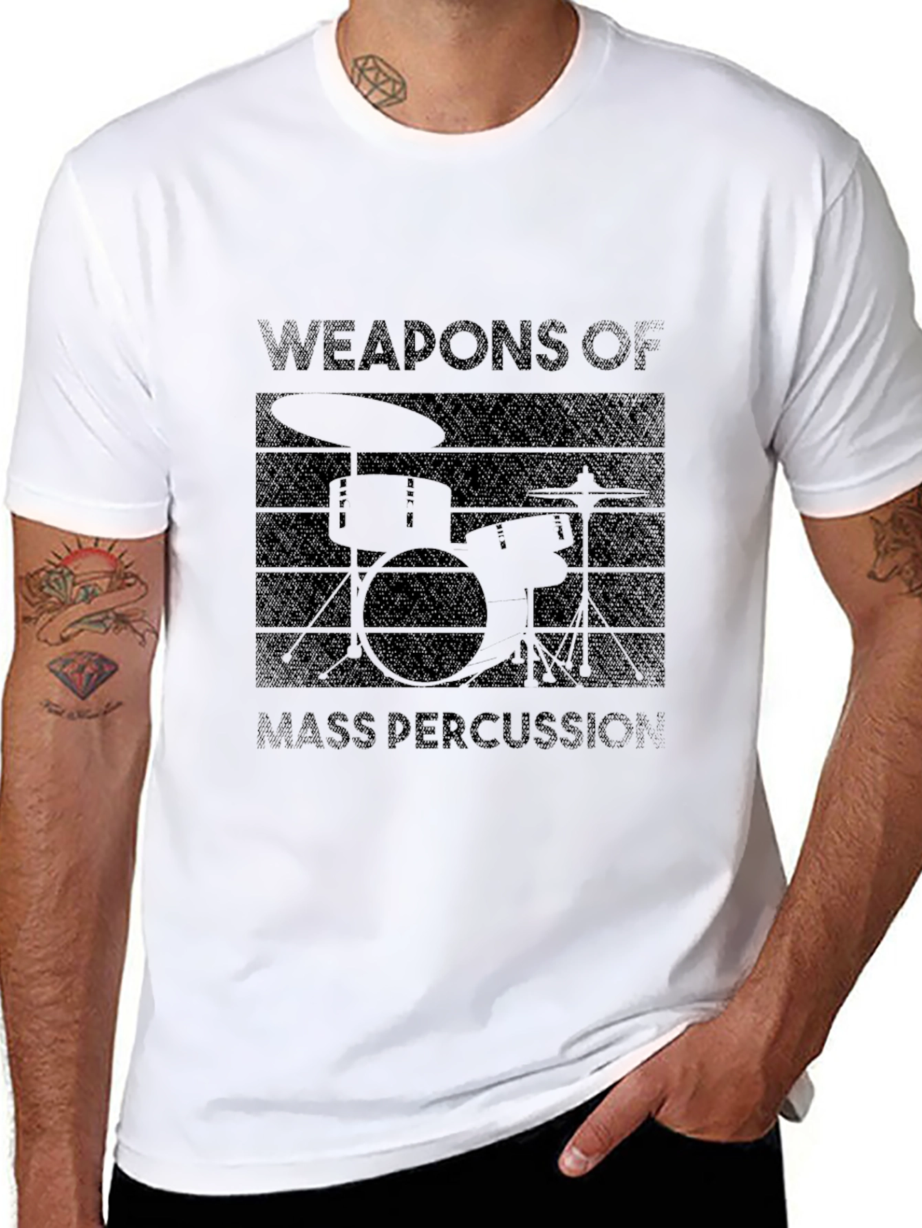 Weapons of Mass Percussion Drummer T-Shirt