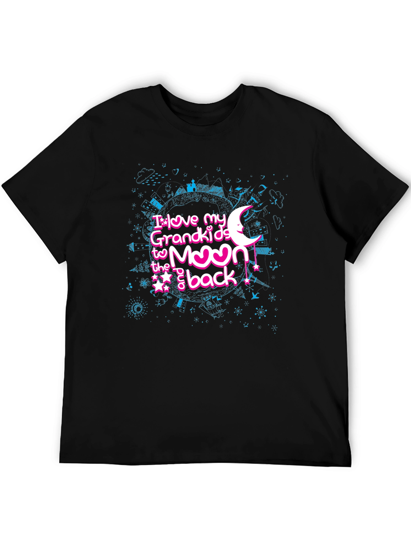 I Love My Grandkids T-Shirt: Moon & Back