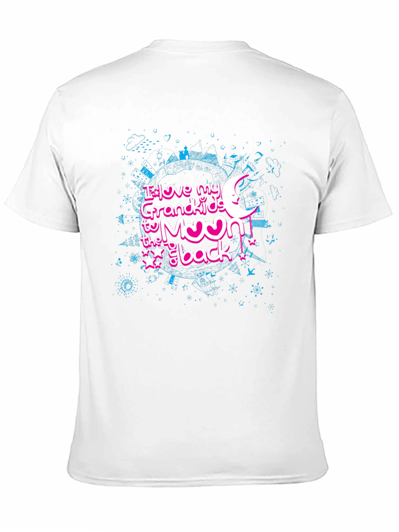 I Love My Grandkids T-Shirt: Moon & Back
