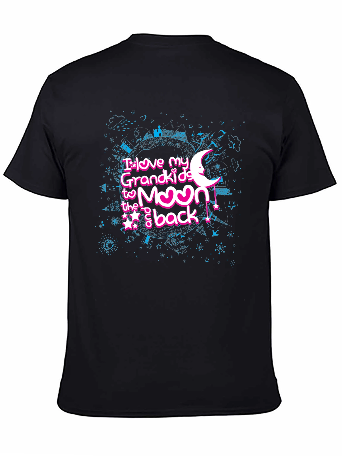 I Love My Grandkids T-Shirt: Moon & Back