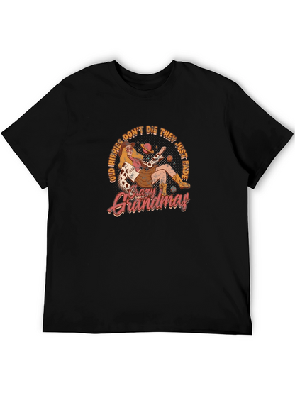 Crazy Grandmas T-Shirt - Old Hippies Dont Die