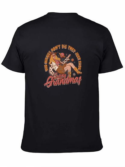 Crazy Grandmas T-Shirt - Old Hippies Dont Die