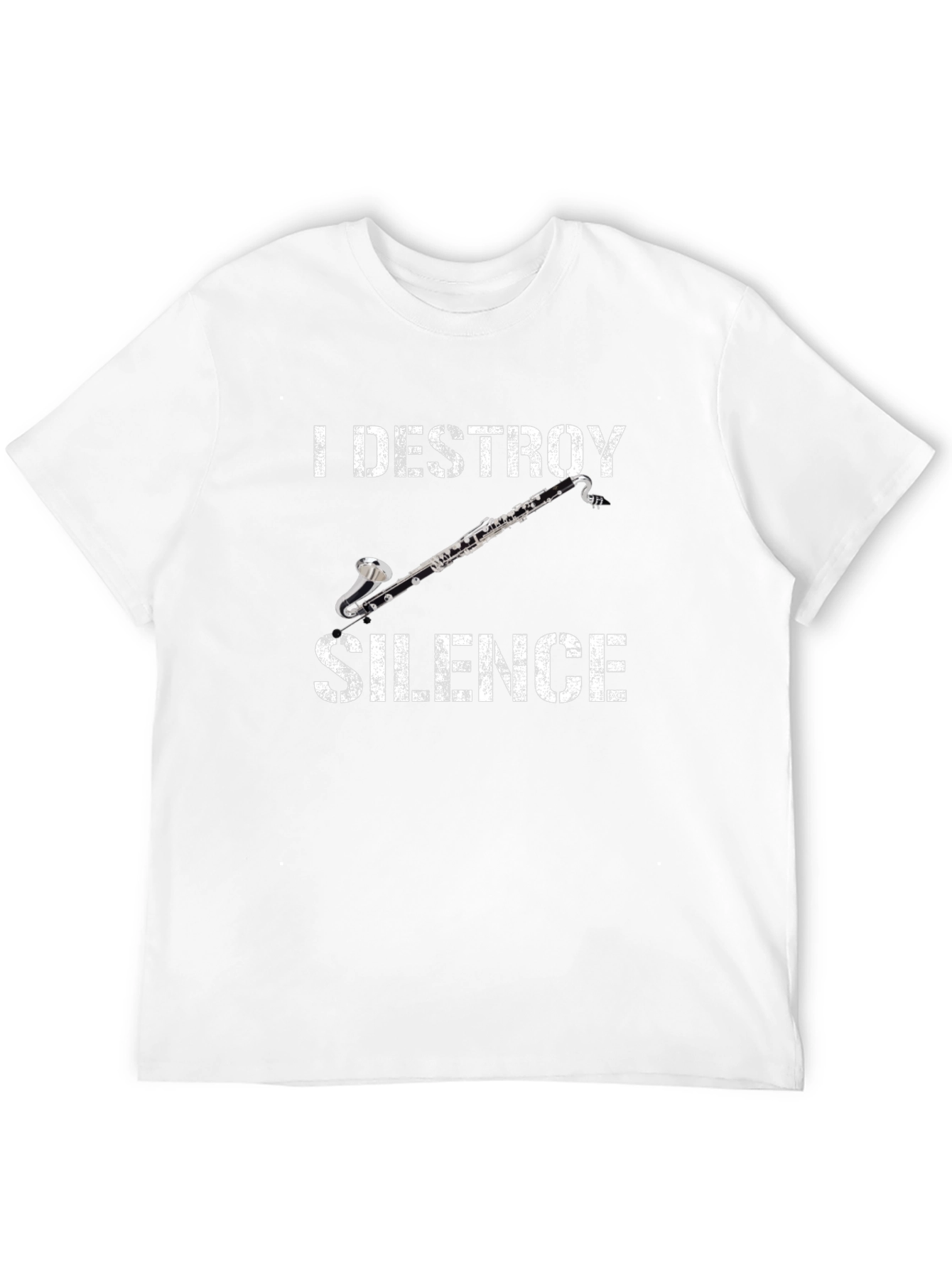 I Destroy Silence Clarinet T-Shirt