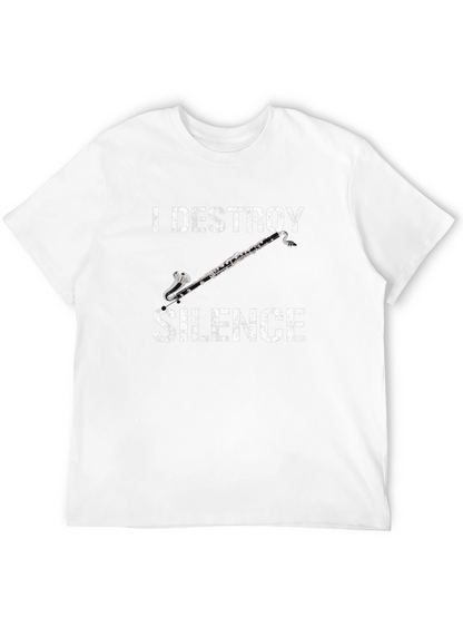 I Destroy Silence Clarinet T-Shirt