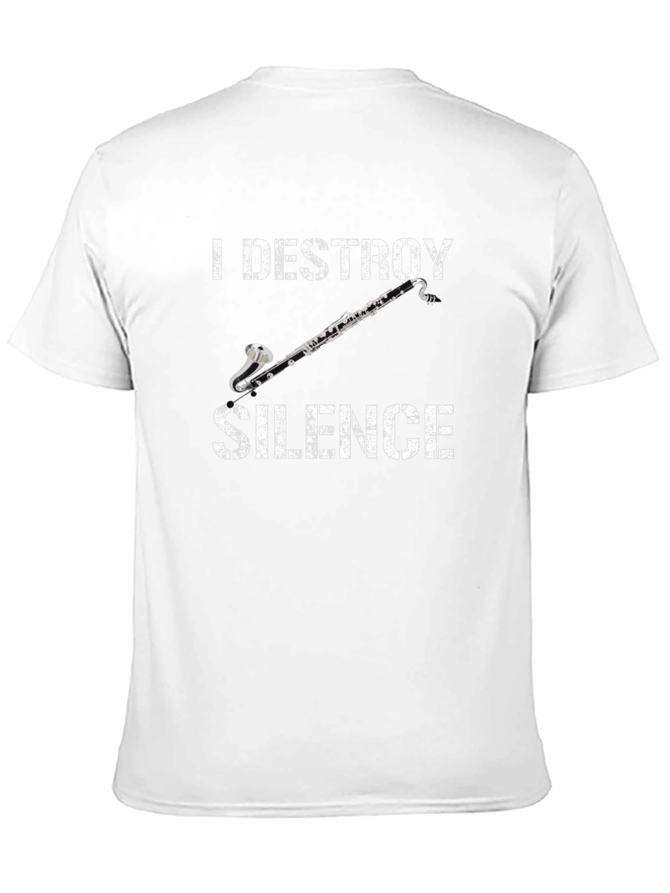 I Destroy Silence Clarinet T-Shirt