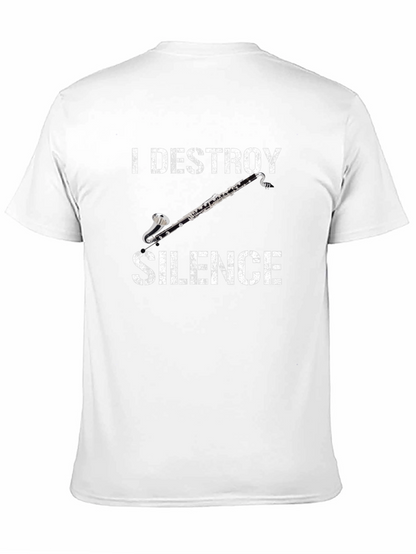 I Destroy Silence Clarinet T-Shirt