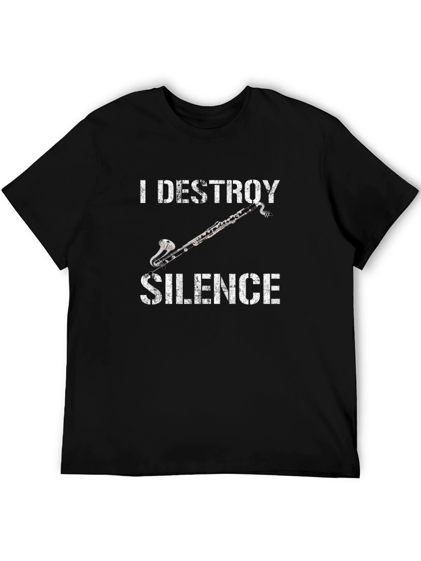 I Destroy Silence Clarinet T-Shirt