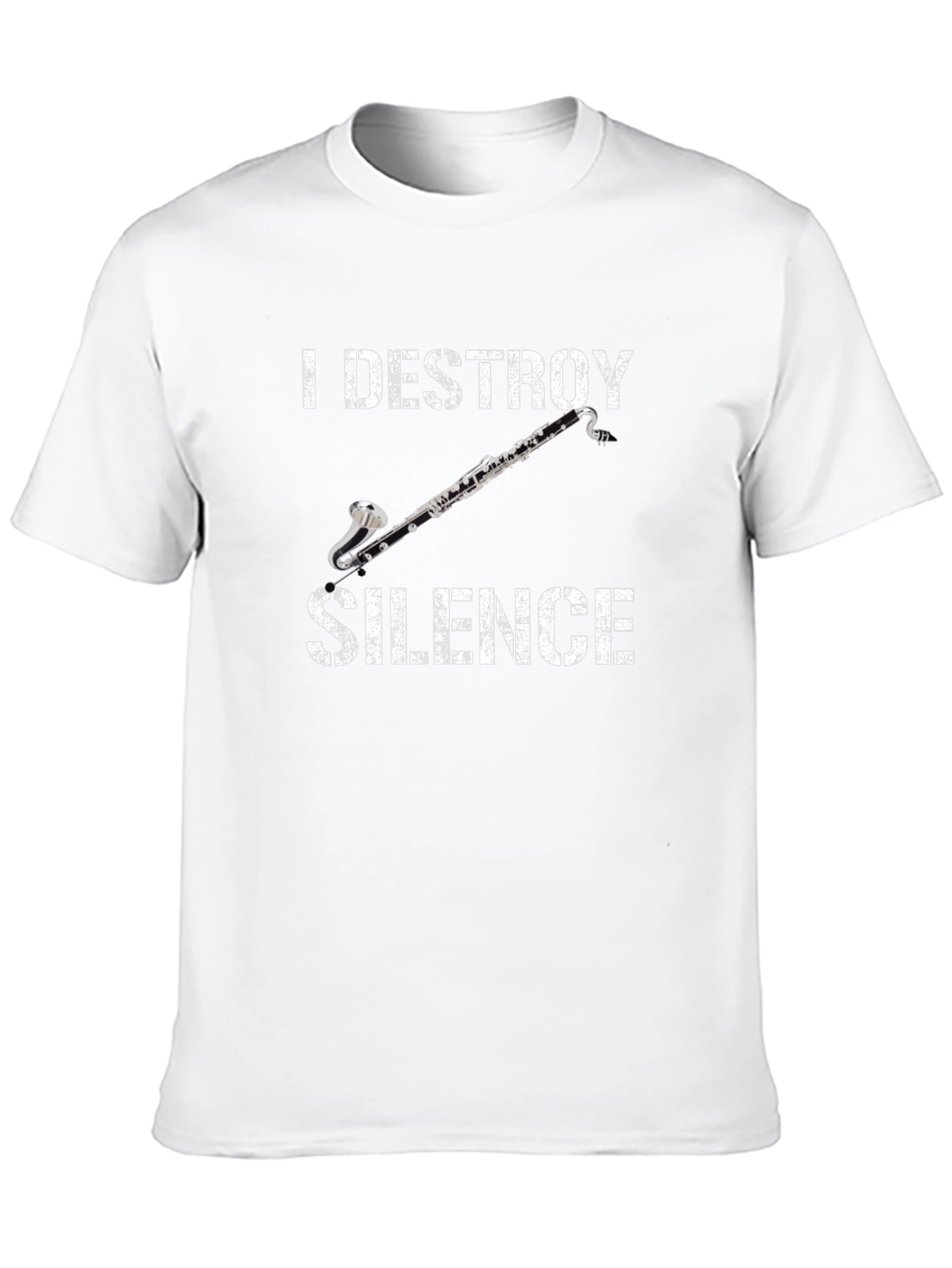 I Destroy Silence Clarinet T-Shirt