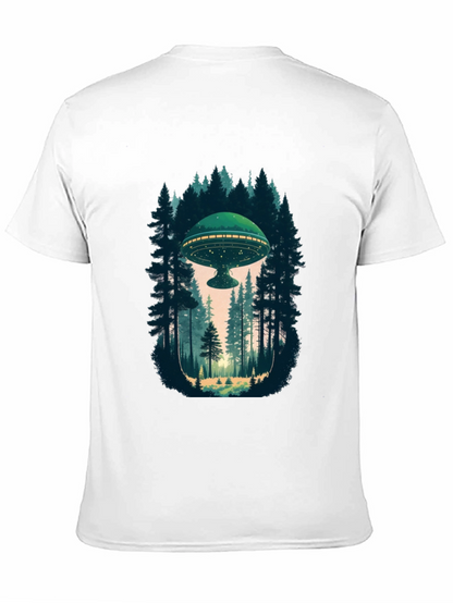 UFO in Forest Graphic Tee