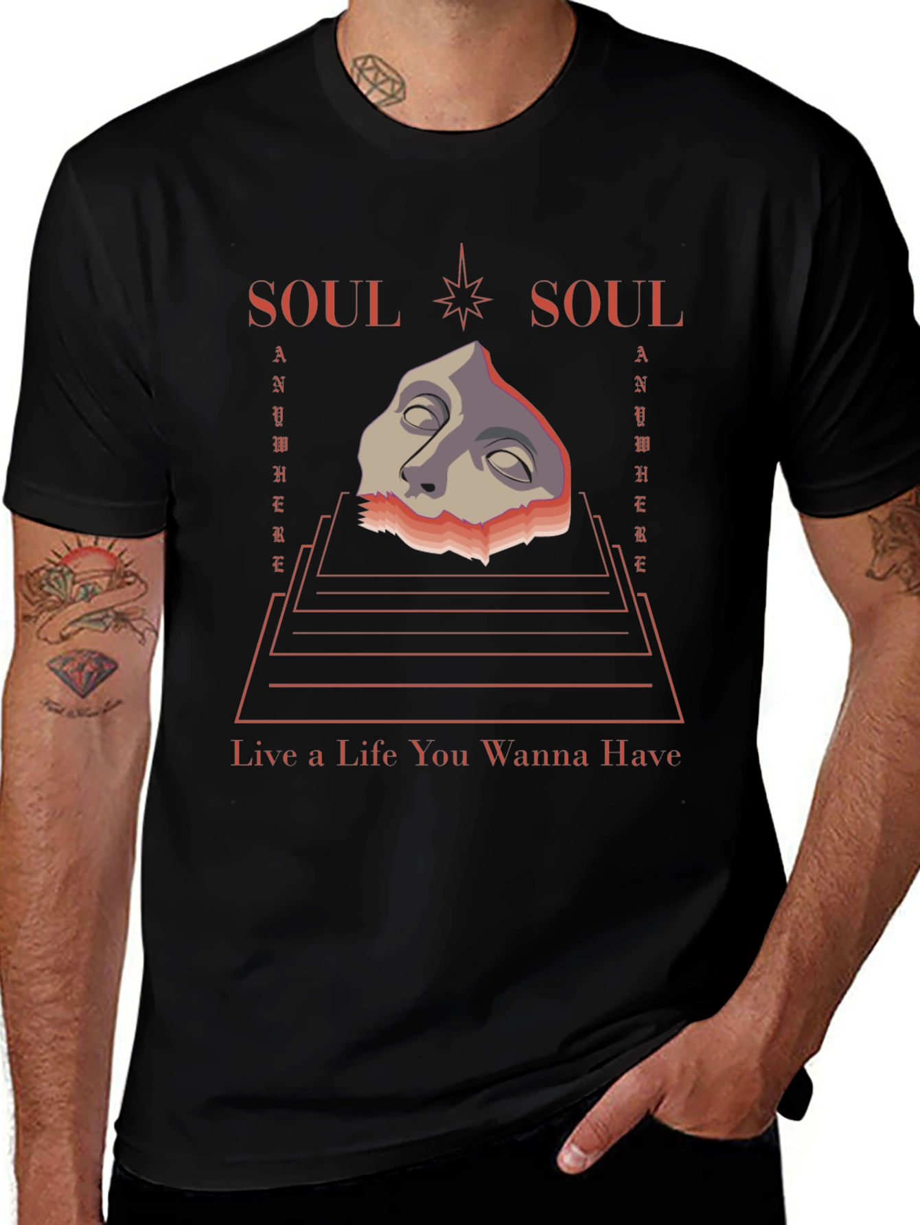 Soul Anywhere Graphic T-Shirt - Unique Design
