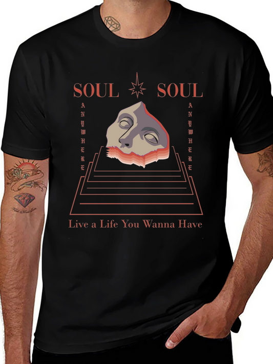 Soul Anywhere Graphic T-Shirt - Unique Design