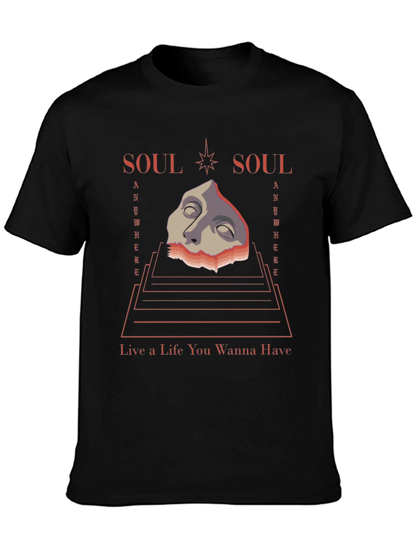 Soul Anywhere Graphic T-Shirt - Unique Design
