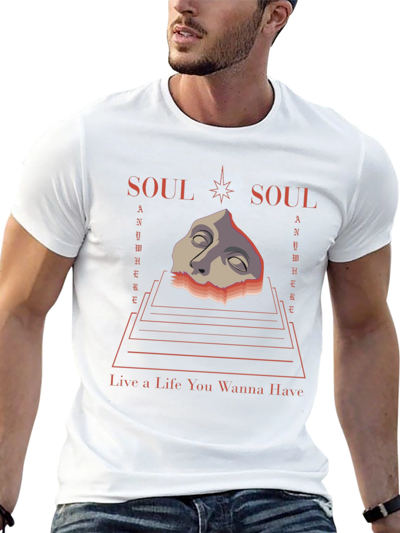 Soul Anywhere Graphic T-Shirt - Unique Design