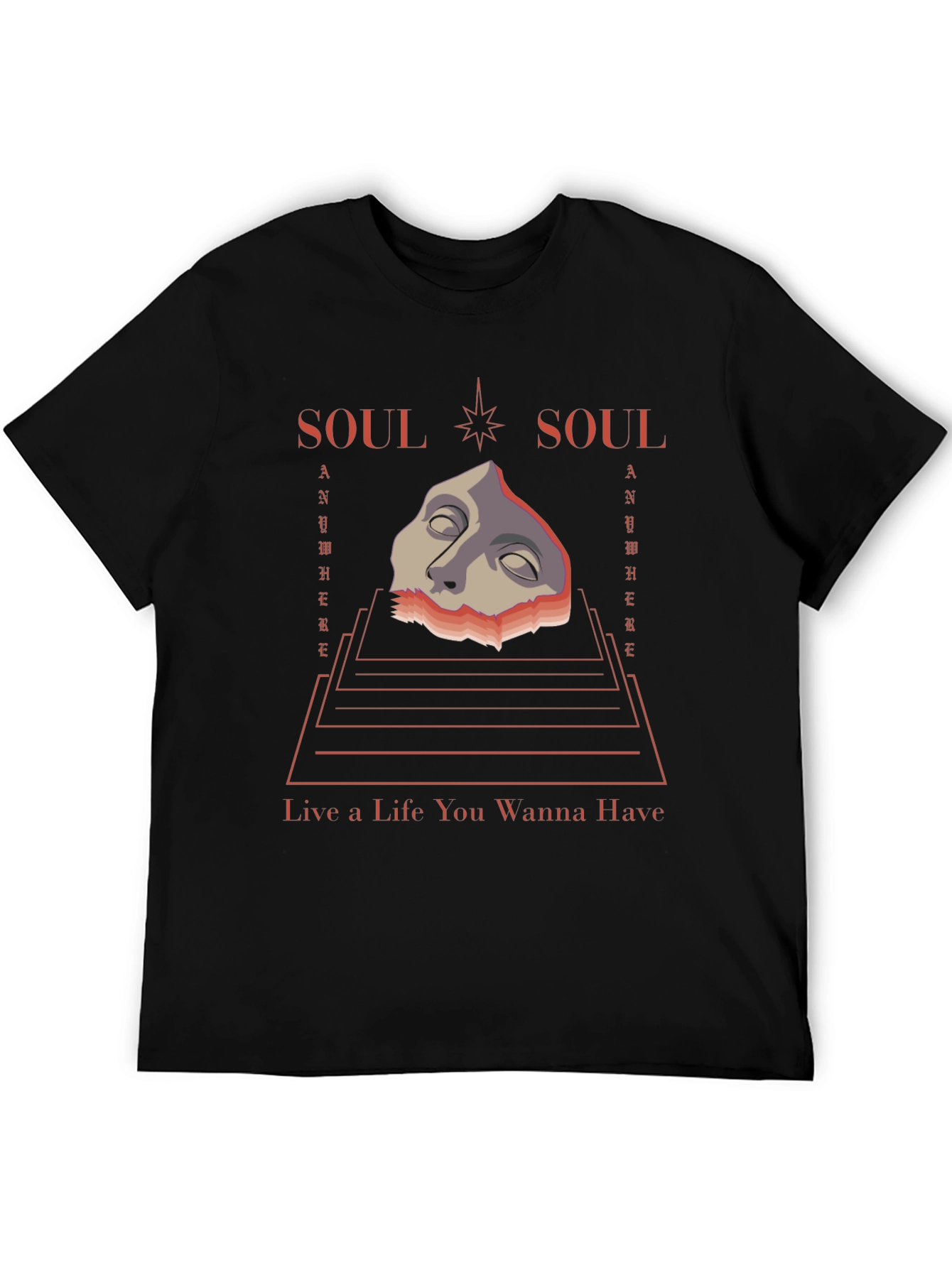 Soul Anywhere Graphic T-Shirt - Unique Design