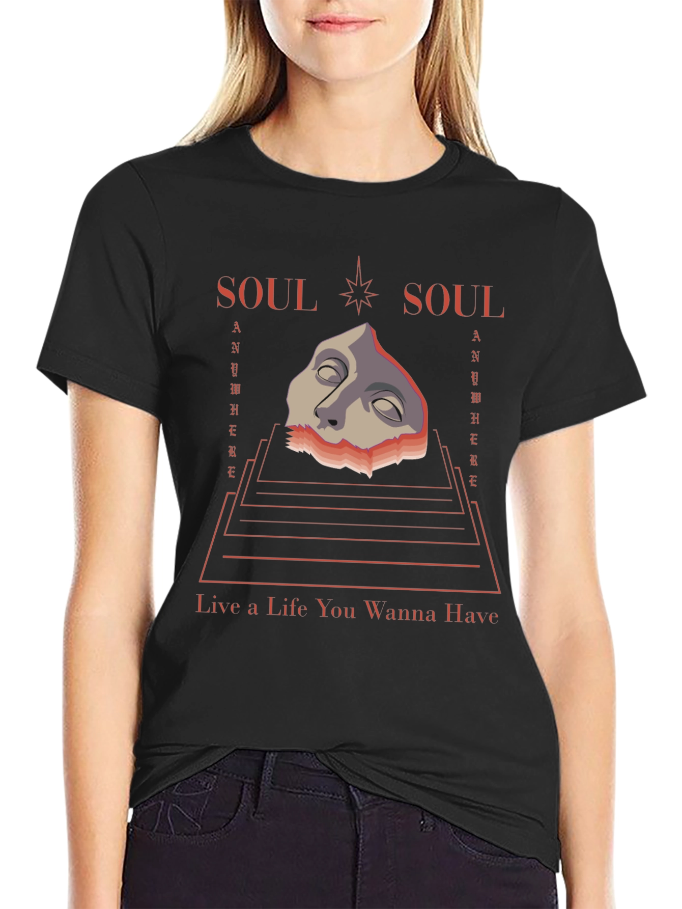 Soul Anywhere Graphic T-Shirt - Unique Design