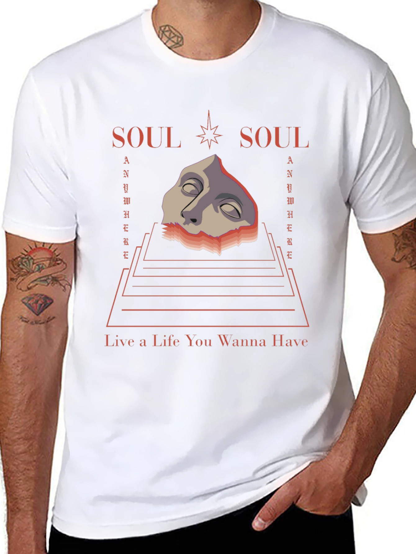 Soul Anywhere Graphic T-Shirt - Unique Design