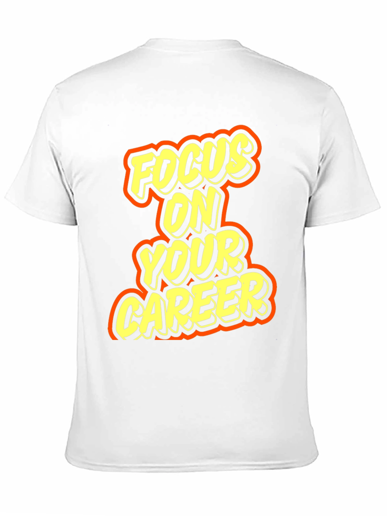 Focus On Your Career Graphic Tee - Black