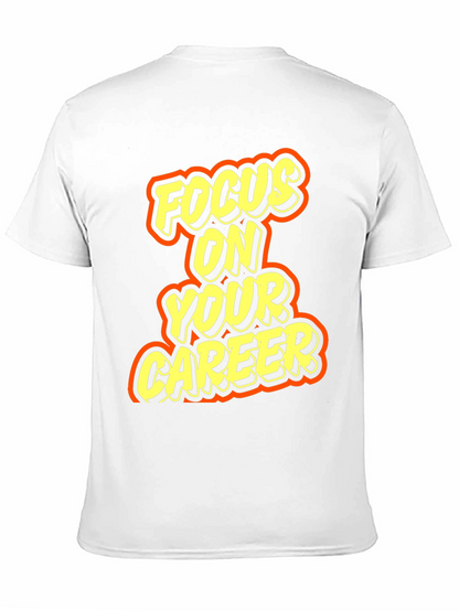Focus On Your Career Graphic Tee - Black
