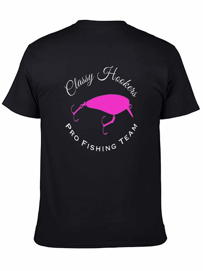 Classy Hookers Pro Fishing Team Graphic T-Shirt