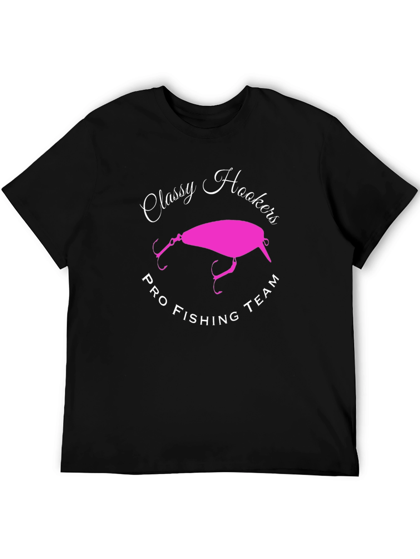 Classy Hookers Pro Fishing Team Graphic T-Shirt