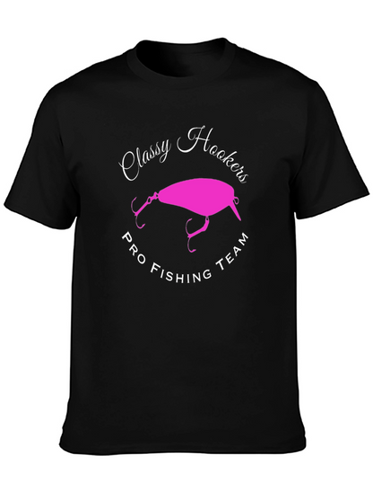 Classy Hookers Pro Fishing Team Graphic T-Shirt