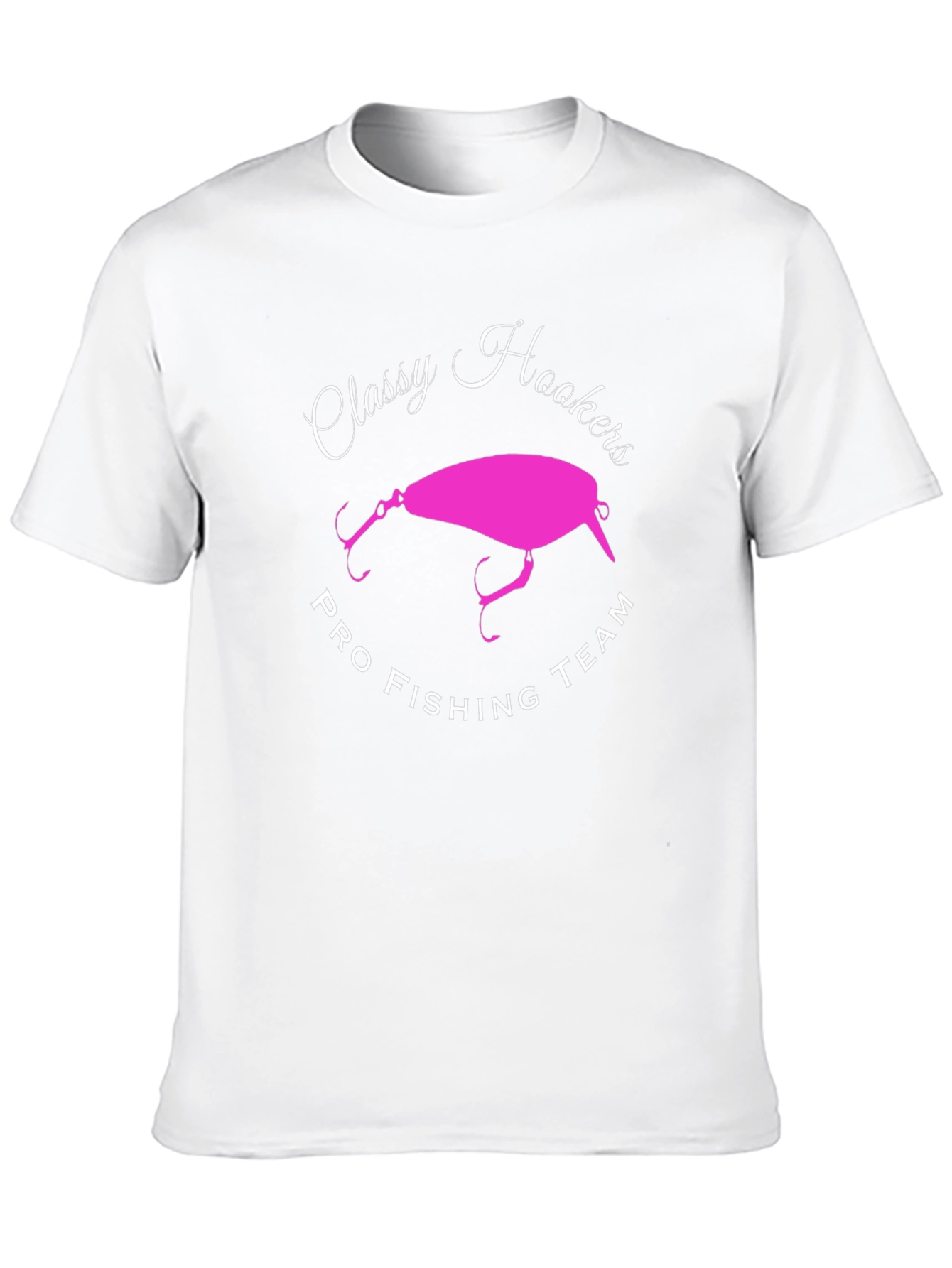Classy Hookers Pro Fishing Team Graphic T-Shirt