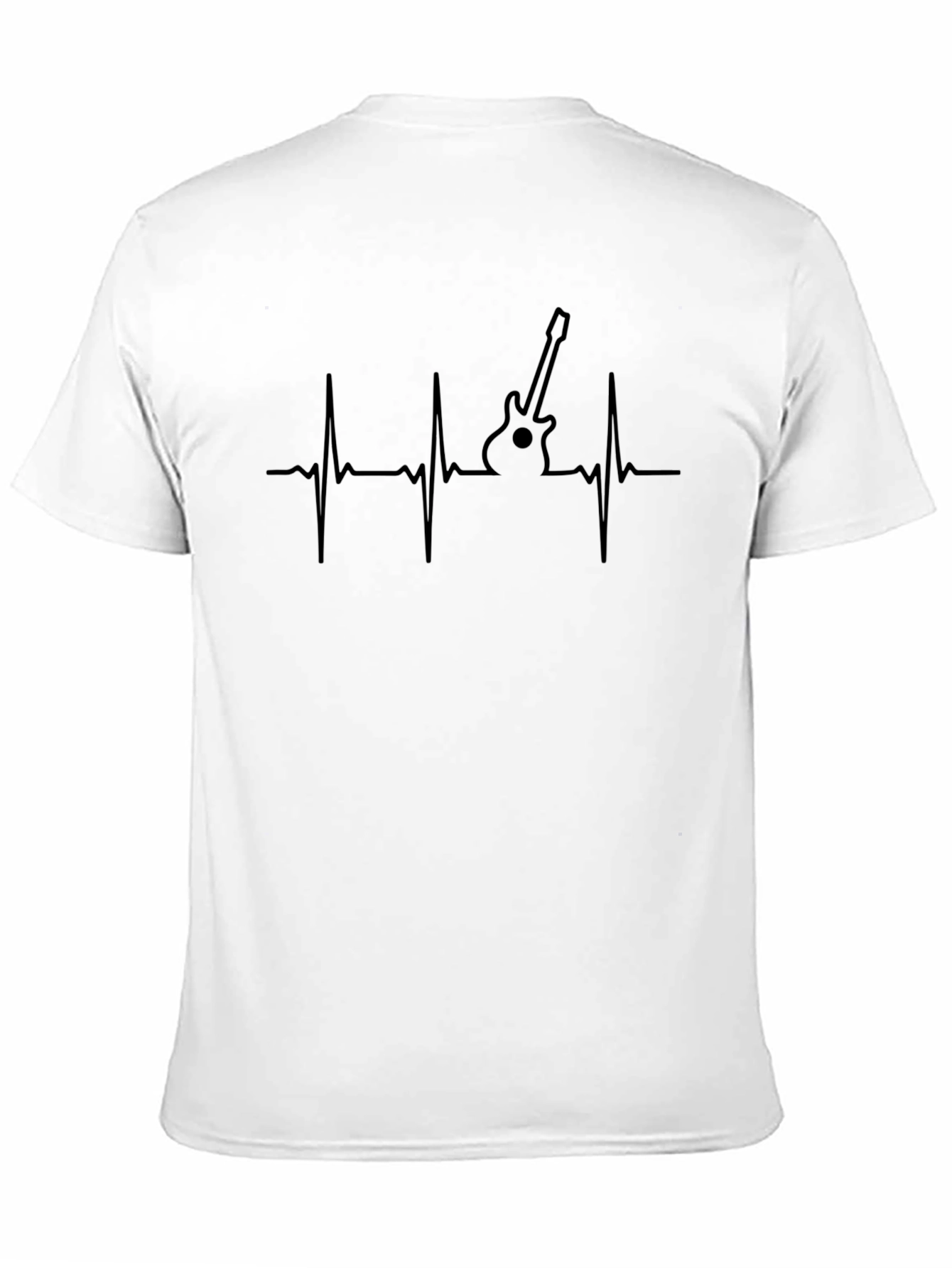 Guitar Heartbeat T-Shirt - Music Lover Tee