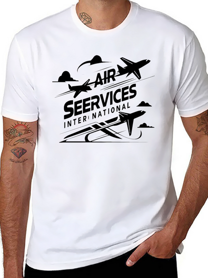 Air Services International Black T-Shirt