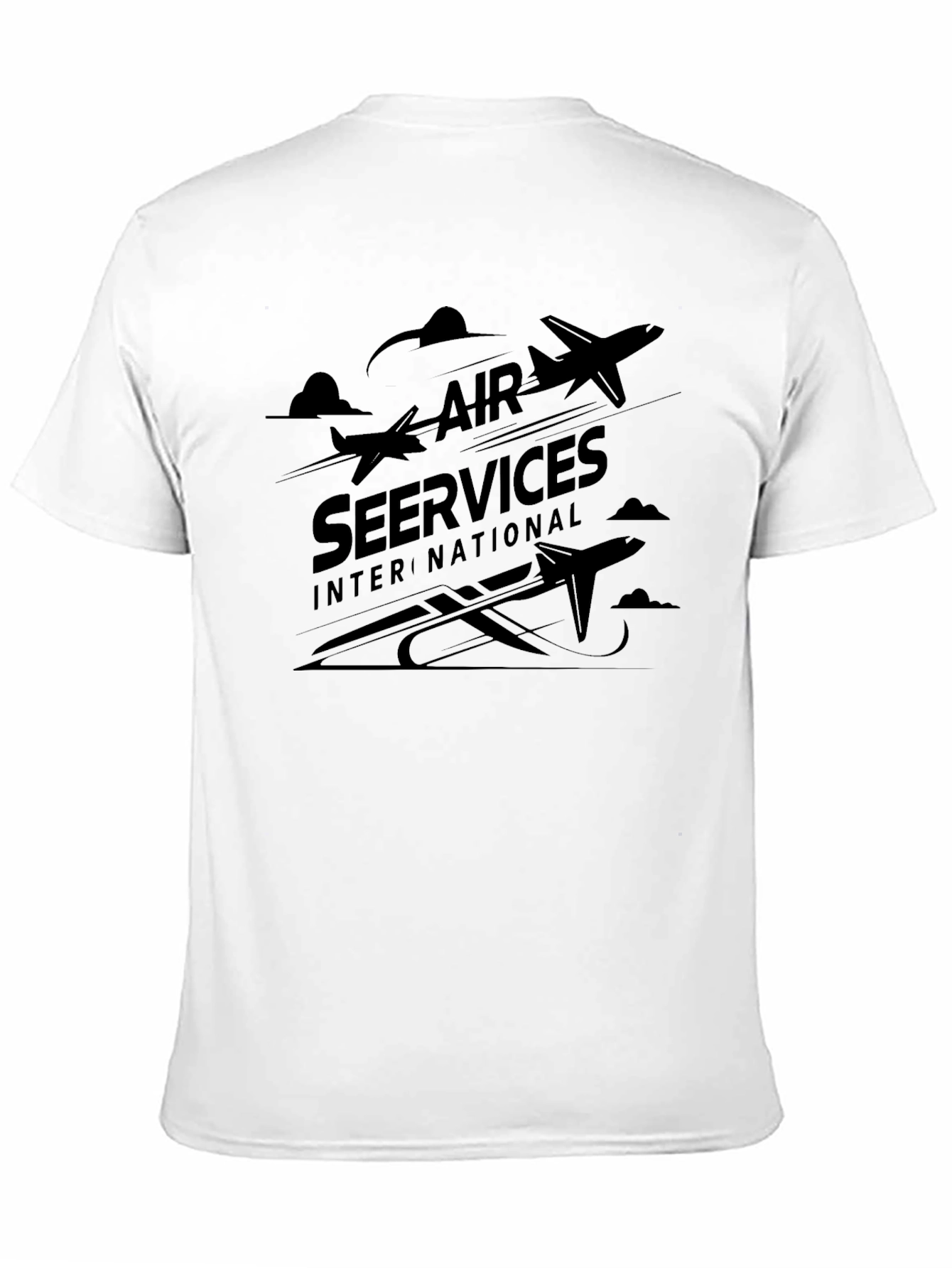 Air Services International Black T-Shirt