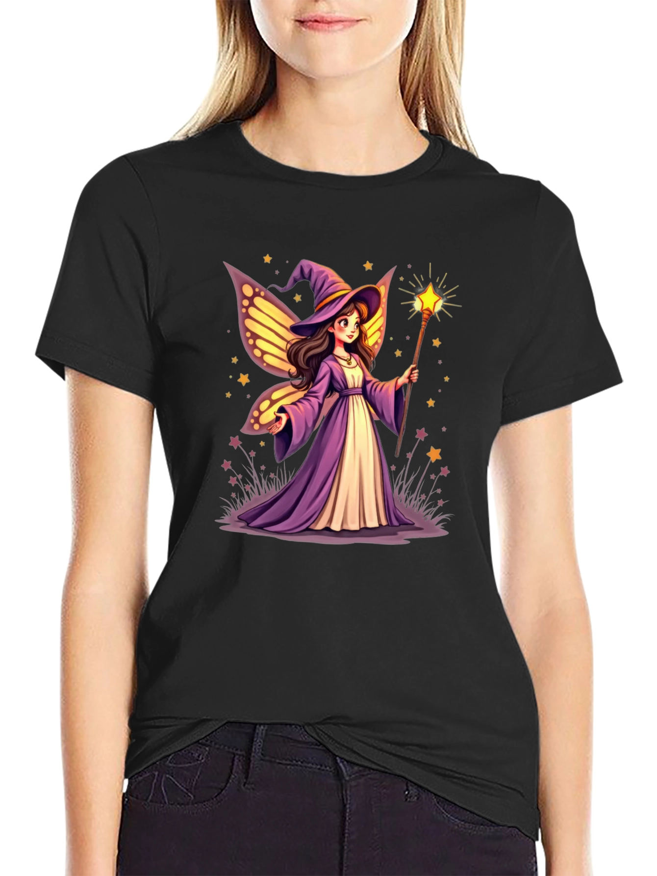 Fairy Wizard T-Shirt - Magical Design
