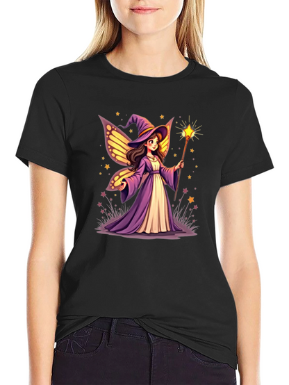Fairy Wizard T-Shirt - Magical Design