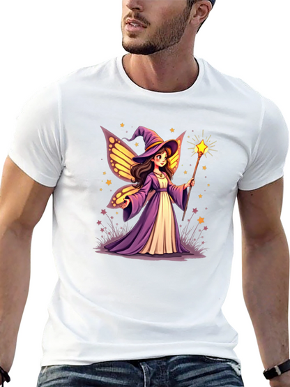 Fairy Wizard T-Shirt - Magical Design