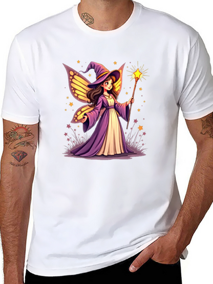 Fairy Wizard T-Shirt - Magical Design