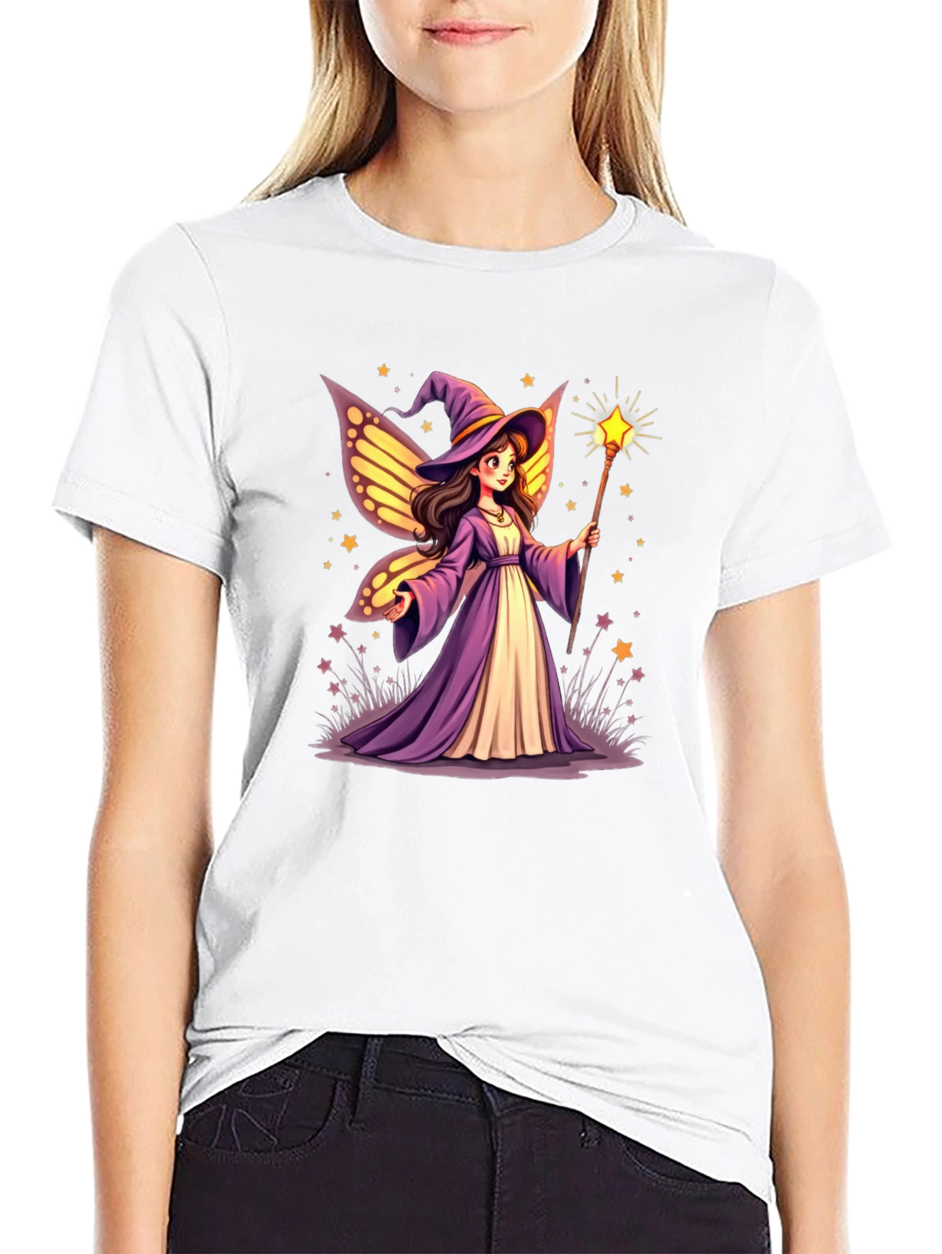 Fairy Wizard T-Shirt - Magical Design