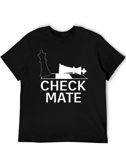 Checkmate T-Shirt - Chess Queen & King Graphic Tee