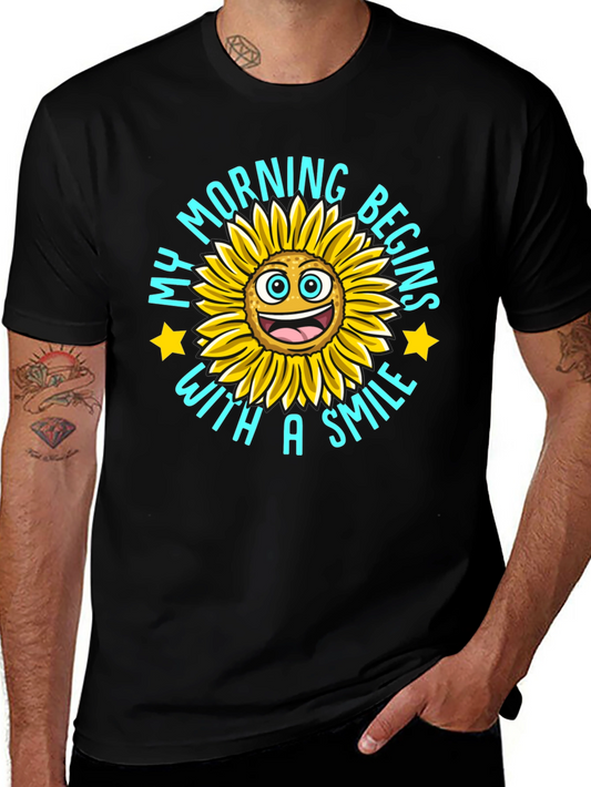 My Morning Begins With a Smile T-Shirt