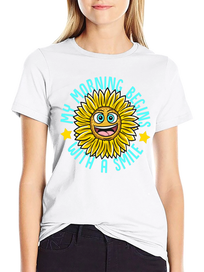 My Morning Begins With a Smile T-Shirt