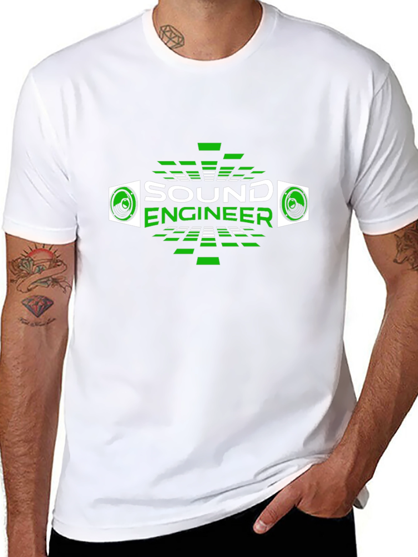 Sound Engineer Graphic Tee - Audio Technician T-Shirt