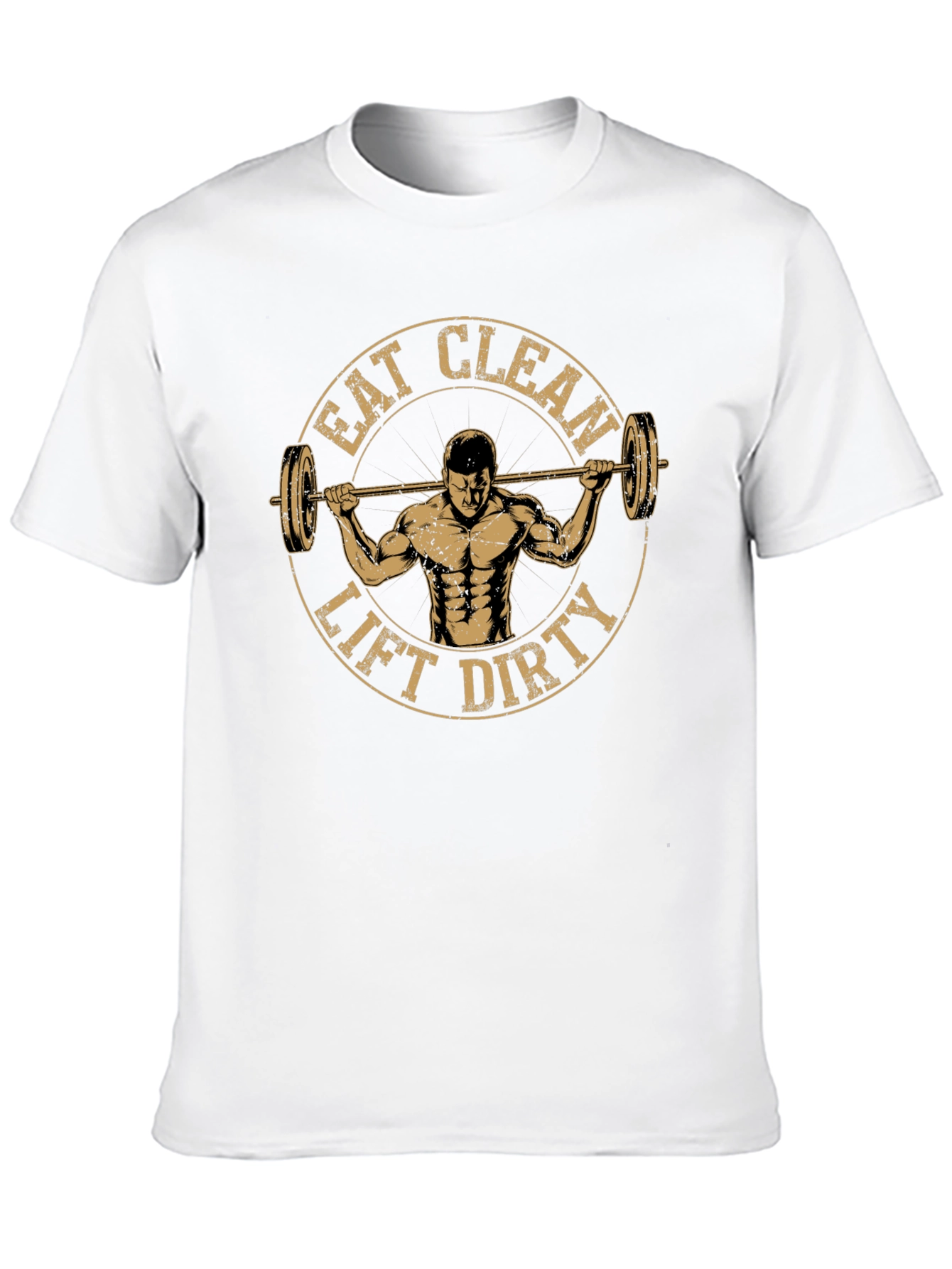 Eat Clean Lift Dirty Black Graphic Tee