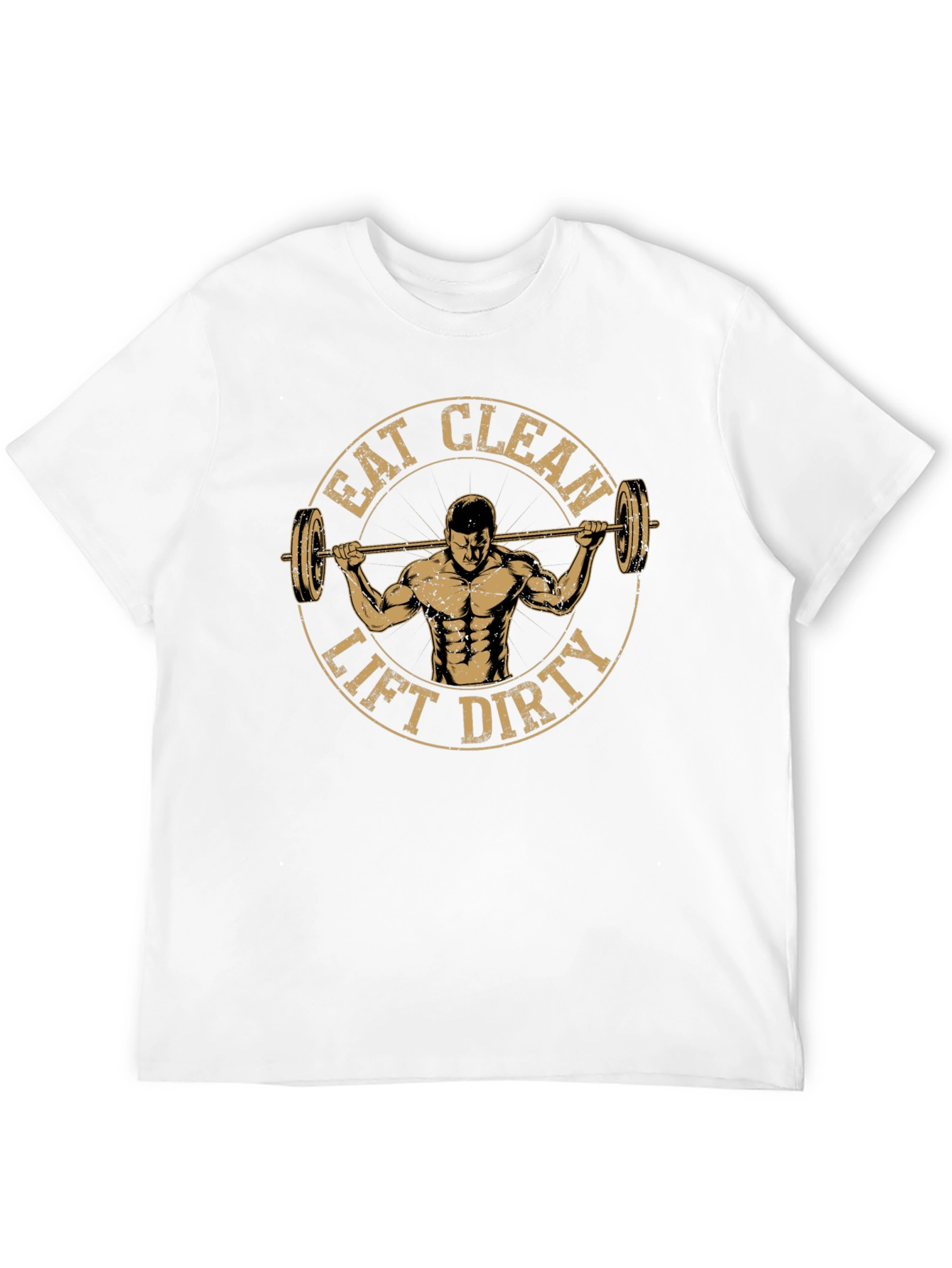 Eat Clean Lift Dirty Black Graphic Tee
