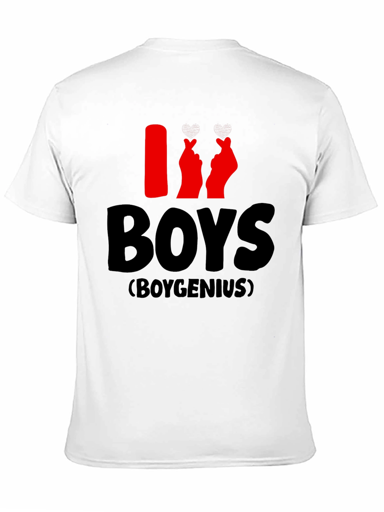 I Heart Boys T-Shirt - Boygenius Design
