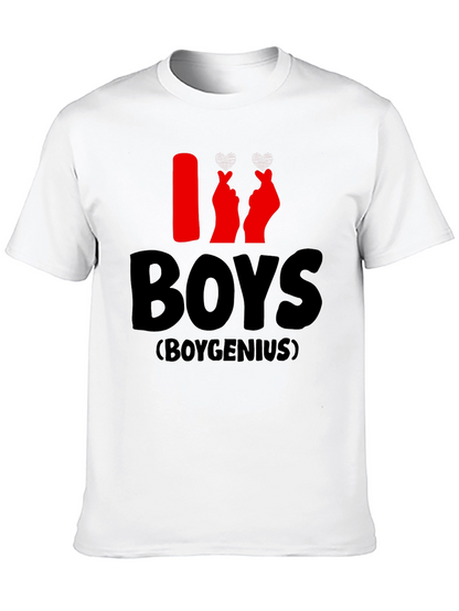 I Heart Boys T-Shirt - Boygenius Design