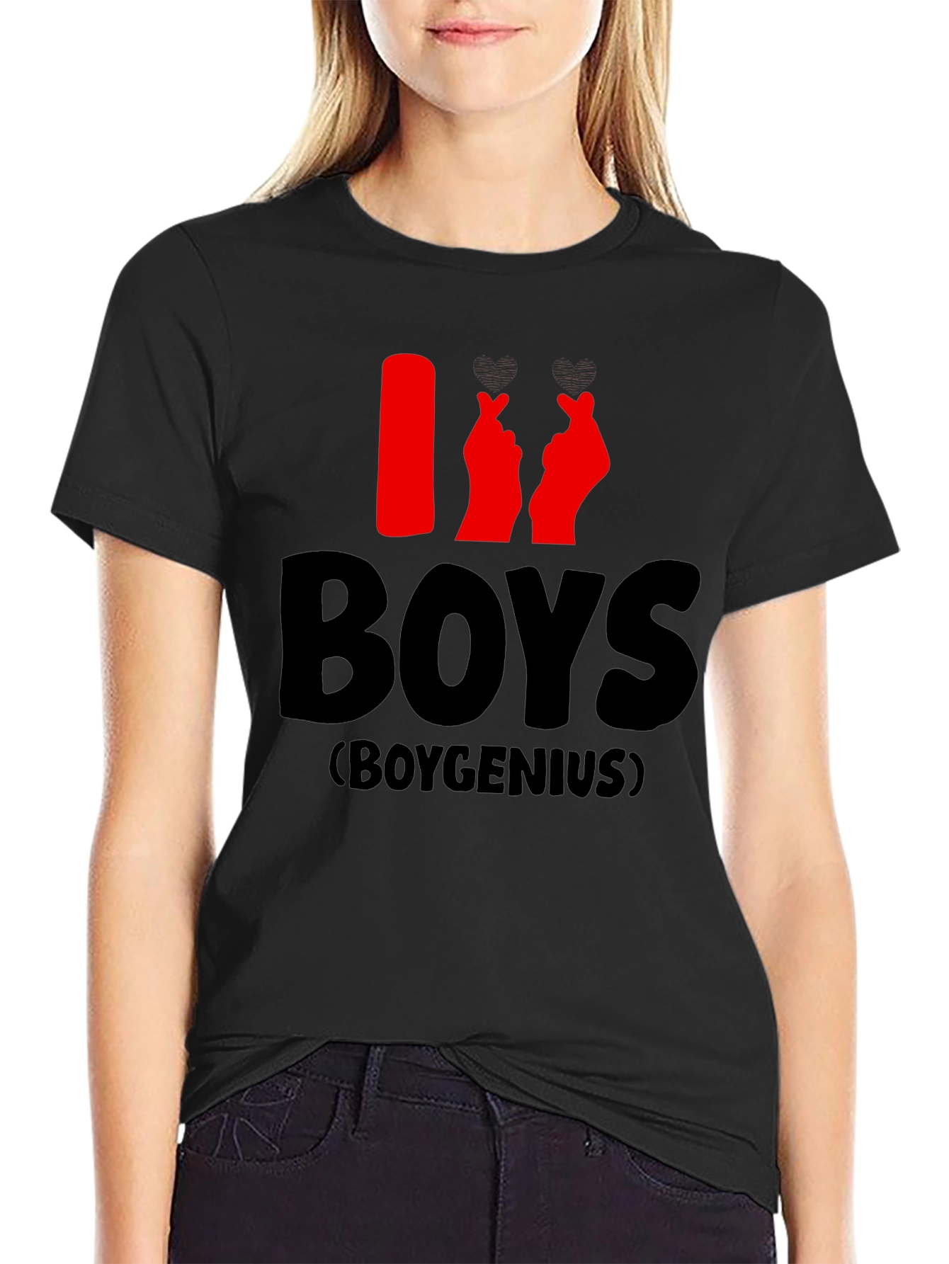 I Heart Boys T-Shirt - Boygenius Design