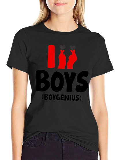 I Heart Boys T-Shirt - Boygenius Design