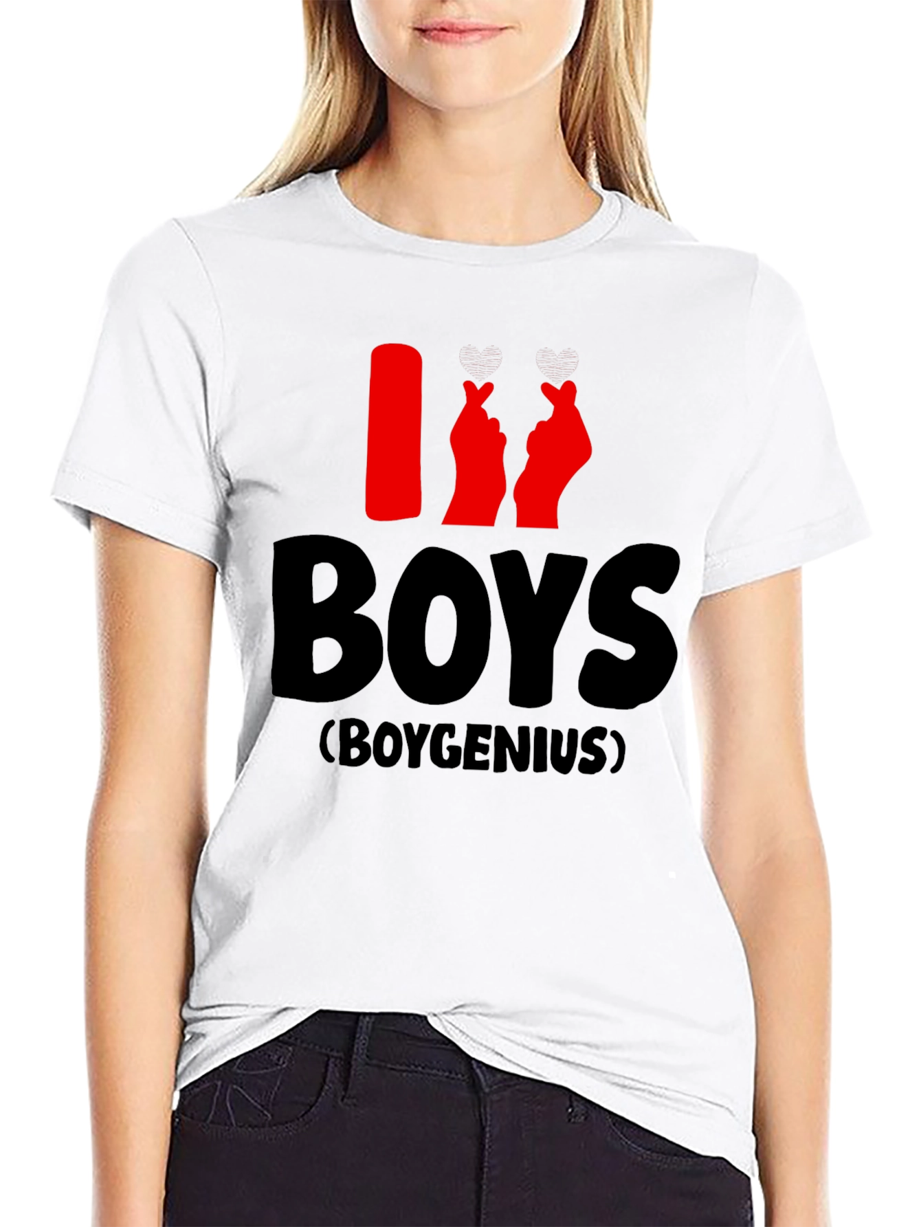 I Heart Boys T-Shirt - Boygenius Design