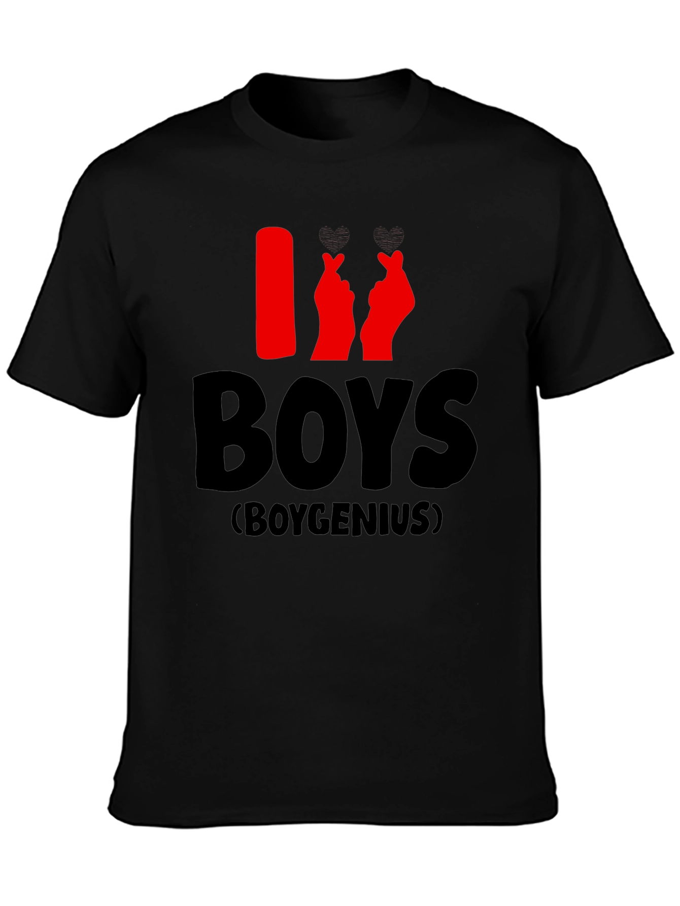 I Heart Boys T-Shirt - Boygenius Design