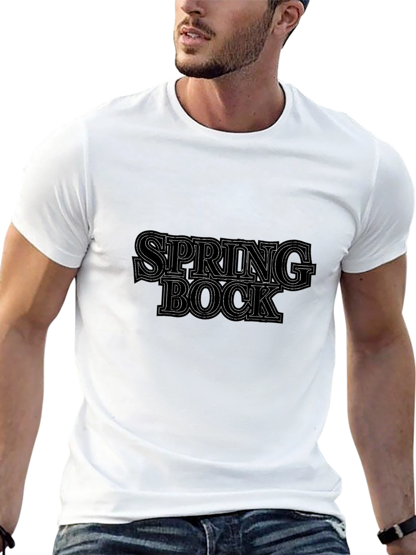 Spring Bock Graphic T-Shirt - Retro Style