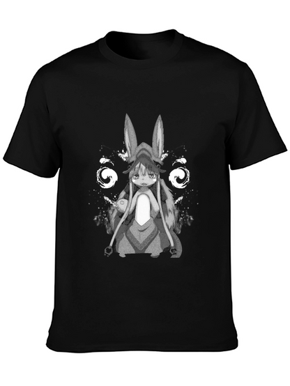 Anime Manga Rabbit Girl Graphic T-Shirt
