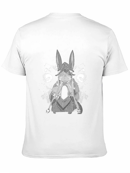 Anime Manga Rabbit Girl Graphic T-Shirt